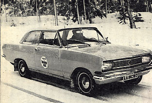 Rekord B in 'Teknikens Vrld' road test, january 1966
